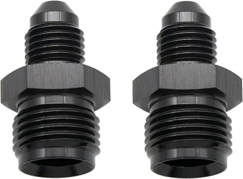 Vista 16 de Adaptador de ajuste de tubo de aluminio -4AN AN4 macho acampanado a rosca macho de 5/8 x 18 con asiento invertido, conector acampanado invertido