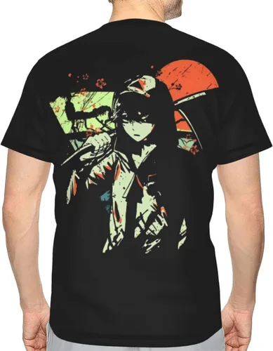 Vista 7 de Anime Angels-of-Death T-Shirt Boy's Fashion Round Neck Cotton Shirts Summer Short Sleeve Tee