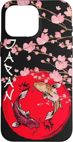 Vista 19 de koi Fish Ying yang,Japanese Flag Japan - Cherry Blossom Case for iPhone 17