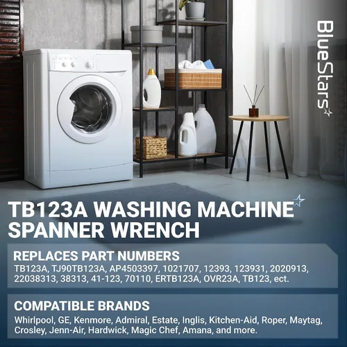Vista 5 de BlueStars Pieza de repuesto de llave inglesa de lavadora TB123A ultra duradera – Compatible con Maytag, G.E, Kenmore, Whirlpool Washers – Reemplaza