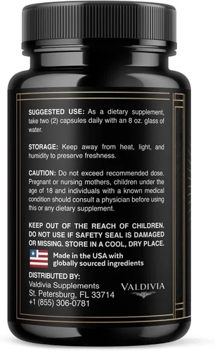 Vista 7 de Valdivia SodaPeak Capsules, suplemento de apoyo masculino paquete de 2
