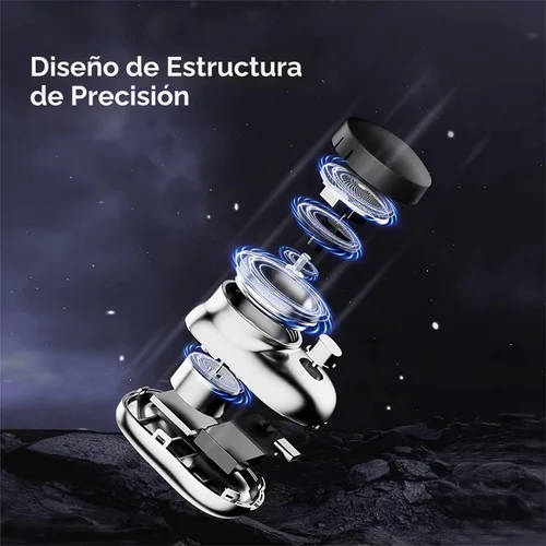 Vista 3 de Mini afeitadora USB 2023 – Nueva versión: afeitadora eléctrica portátil de bolsillo, recargable, impermeable, maquinilla de afeitar eléctrica mágica