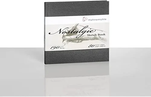 Vista 2 de Cuaderno de dibujo Nostalgie de 6.70 oz/m², A4, Retrato, 40 fls
