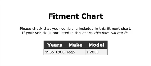 Vista 2 de Cojinete diferencial del eje interno delantero compatible con Jeep J-2800 1965 1966 1967 1968 PC-233154