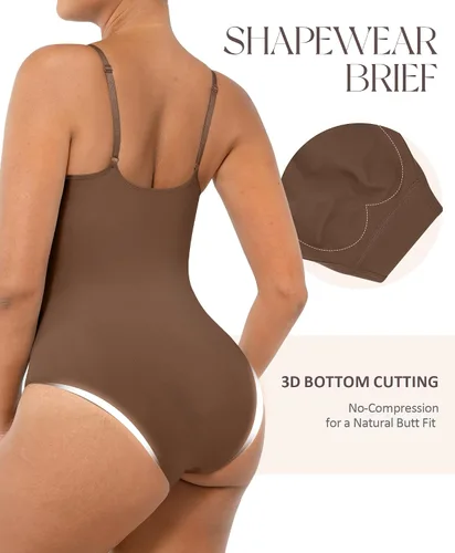 Vista 3 de FeelinGirl Faja moldeadora para esculpir el abdomen, moldeador de cuerpo para mujer, sin costuras, talla grande, levantamiento de glúteos