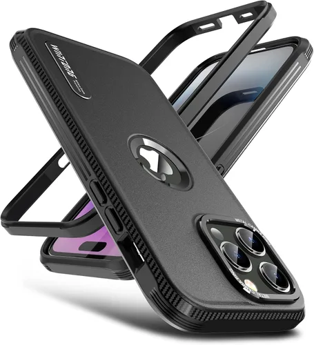 Vista 11 de WINTONG Funda magnética compatible con iPhone 14 Pro Max, protección contra caídas de grado militar, cuerpo completo, a prueba de golpes