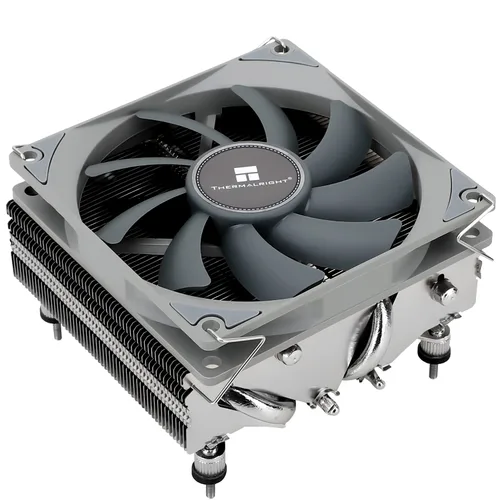 Vista 9 de Thermalright AXP90-X53 Enfriador de aire negro de bajo perfil para CPU, 2.087 in de altura, con ventilador de CPU PWM delgado TL-9015B, enfriador