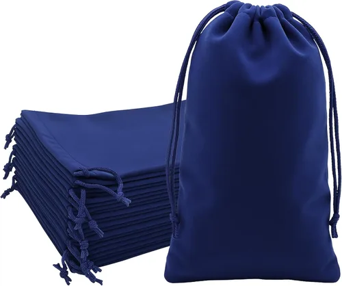 Vista 89 de Mandala Crafts Bolsas de terciopelo negro con cordón de 14 x 14 pulgadas, 10 bolsas grandes de terciopelo con cordón a granel para regalos de fiesta