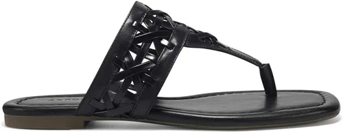 Vista 2 de Aerosoles Solei - Chanclas para mujer, Cuero negro, 10