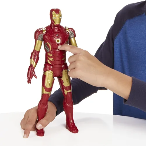 Vista 5 de Marvel Avengers Age of Ultron Titan Hero Tech Iron Man Figura de 12 pulgadas