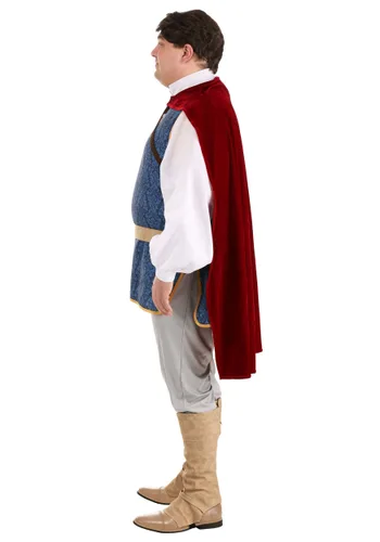 Vista 4 de Disfraz de Príncipe para Hombre Talla Plus de Blancanieves de Disney Multicolor