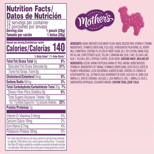 Vista 2 de Mothers Cookies, Original Circus Animal, 12 onzas, 12