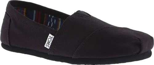 Vista 2 de TOMS - Mocasines tipo alpargata para mujer, negro, 8