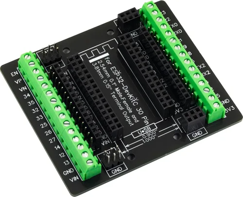 Vista 2 de para ESP32 Placa de ruptura 30 pines GPIO 1 en 3 Placa de expansión Bloques de terminal de 3.81mm 0.15" para módulo ESP32 ESP-WROOM-32 ESP32-DevKitC