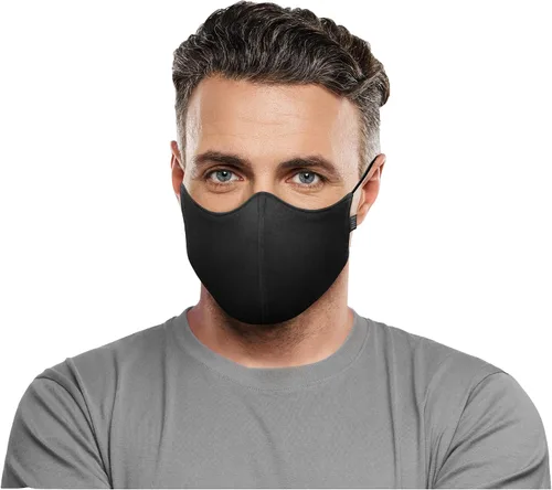 Vista 2 de Bloch Mascarilla facial reutilizable suave y elástica (paquete de 3)