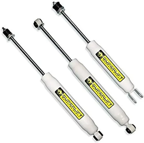 Vista 5 de Kit de elevación RealTruck de Superlift Suspension con caja de amortiguadores para Ford F-250/F-350 Amortiguadores de la serie Shadow delanteros