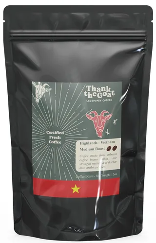 Vista 11 de Thank the Goat Made to Order Granos de café gourmet, recién tostados, tostado medio de Huila, Colombia, 12 oz.