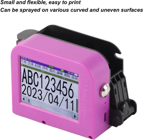 Vista 2 de Impresora de mano, codificador de inyección de tinta portátil, impresora de inyección de tinta portátil, mini impresora de bolsillo, codificador