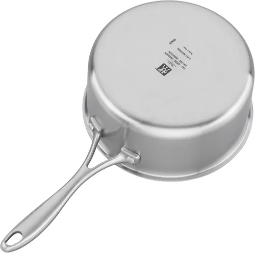 Vista 3 de ZWILLING Spirit - Cacerola de 3 capas de 3 cuartos de galón, 6 pulgadas, acero inoxidable