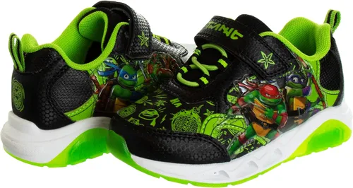 Vista 4 de Nickelodeon Tenis iluminados para niños Ninja Turtles (bebéniño pequeño)