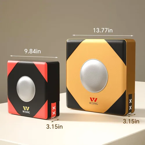 Vista 3 de Wesing - Almohadillas de boxeo para pared, boxeo, pared, enfoque, blanco, saco de boxeo, tapete para artes marciales