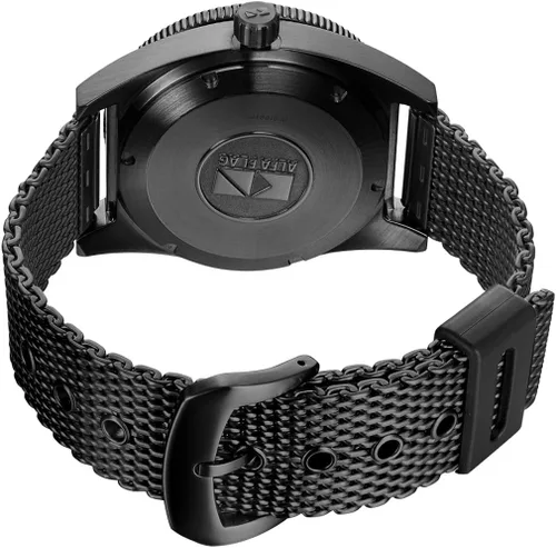 Vista 5 de ALFA FLAG Hydromatic Afhm200b-1 - Reloj de buceo profesional automático para hombre, 656.2 ft660 pies, buceo profesional, Afhm200b-1, Buceo