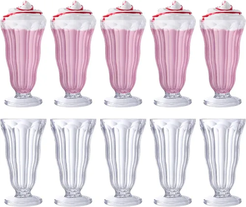 Vista 9 de Mifoci - 6 vasos de batido de 16 onzas, vasos de soda anticuados
