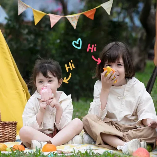 Vista 2 de Uzoli Walkie Talkie para niños, Walkie Talkies de largo alcance para niños, regalo de cumpleaños para niñas y niños, juguete de 20 canales