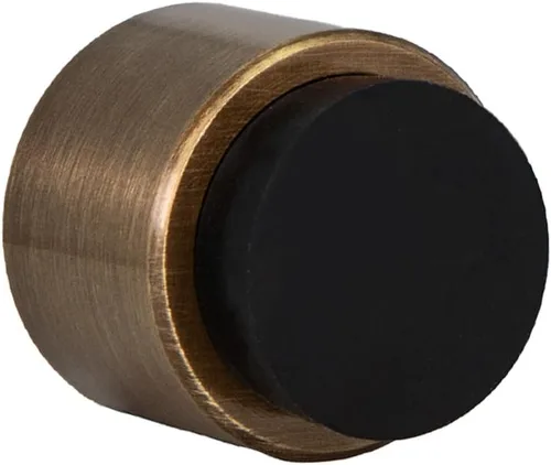 Vista 14 de EVI - Topes de puerta Tope de manija de puerta blanco – Adhesivo y cierre de tornillo – Caucho protector – Tope de puerta de pared de 1.1 x 1.1
