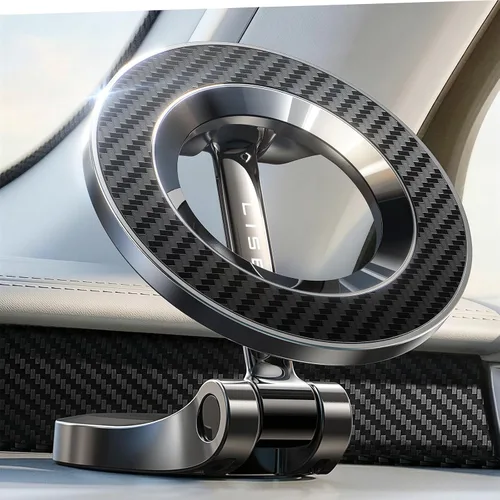 Vista 11 de LISEN Soporte de coche MagSafe para iPhone 17 Pro Max, soporte de teléfono ultra magnético para tablero de automóvil, accesorios de automóvil