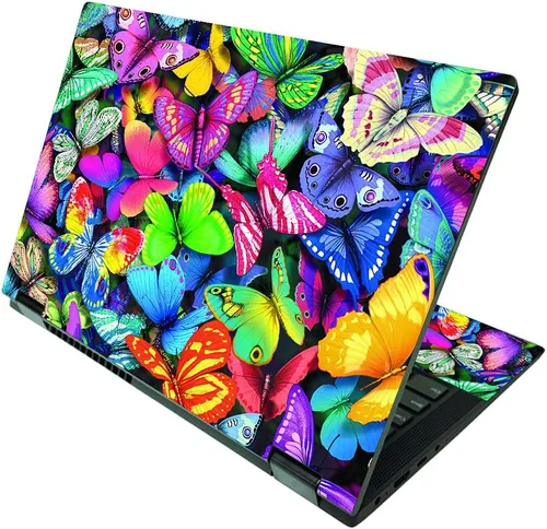 Vista 34 de MightySkins Skin compatible con Lenovo IdeaPad Flex 5 2 en 1 de 15 pulgadas (2021) - Humo brillante Funda protectora de vinilo duradera y única