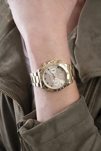 Vista 7 de GUESS 36mm Multifunction Stainless Steel Watch with Crystals