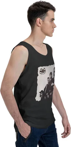 Vista 4 de Heroes Del Silencio Senderos De Traicion Tank Tops Hombre Verano Algodón Comodidad Cuello Redondo Camiseta Sin Mangas