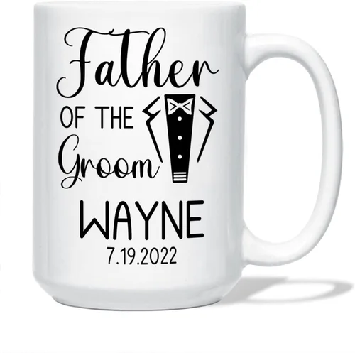 Vista 10 de Taza personalizada para la tía de la novia, taza de tía novia, regalo de boda para tía de la novia, regalo de tía de novia, taza de café de boda