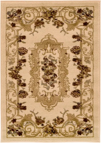 Vista 3 de Unique Loom Versailles Collection - Alfombra tradicional clásica con motivo floral, colección Versailles