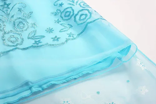 Vista 7 de ReliBeauty - Disfraz de princesa de lentejuelas para niñas, vestido largo para nias