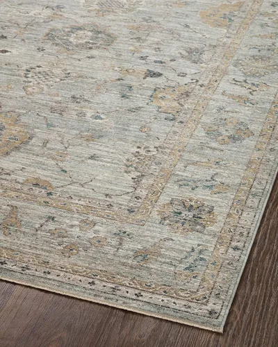 Vista 9 de Loloi Magnolia Home Millie Sky/Gold - Alfombra de área de 7'-10" x 10' Cielo/Oro