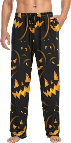 Vista 4 de Halloween Christmas Pajama Pants Mens Lounge Pants Super Soft Men Pajama Bottoms with Drawstring Pockets