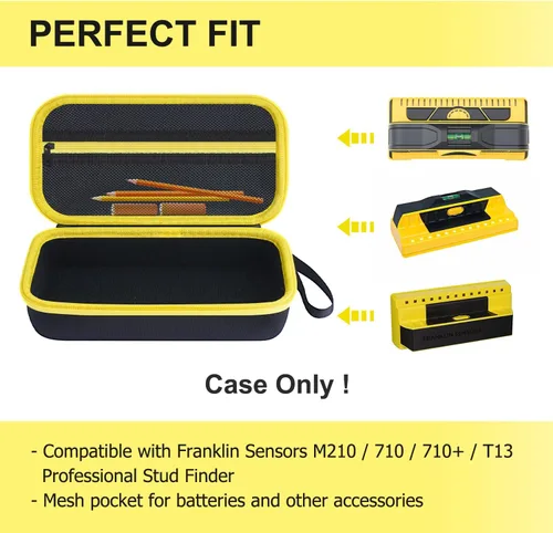 Vista 2 de Funda para Franklin Sensors ProSensor M210 710PRO 710+ 710 T13 5000+ Buscador de pernos profesional, soporte de bolsa de almacenamiento
