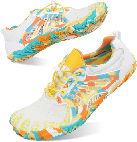 Vista 3 de Scurtain Unisex Mens Womens Athletic Hiking Water Shoes Quick Dry Barefoot Aqua Shoes Swim Shoes Beach Shoes with Drainage