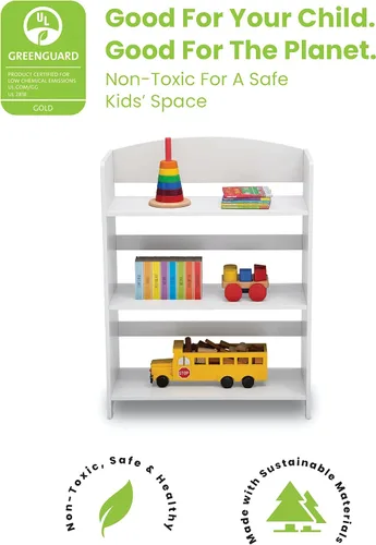 Vista 3 de Delta Children - Estantería MySize, color blanco Bianca