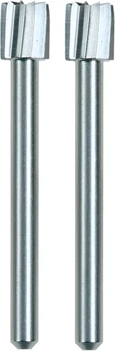Vista 25 de Dremel 194 Broca de tallado para herramienta rotativa, perfecta para madera, plástico y metales blandos, plata