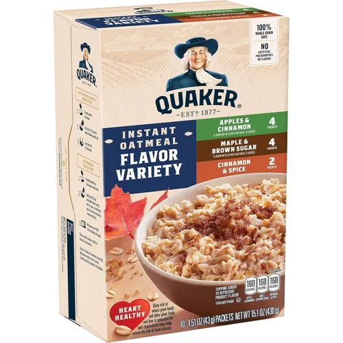 Vista 33 de Quaker cereal para desayuno de avena instantánea