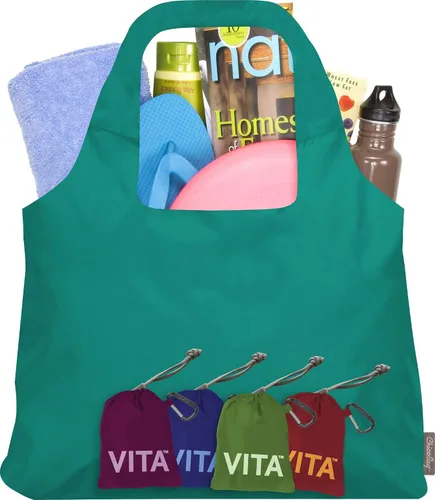 Vista 7 de ChicoBag Vita bolsa tote/bolsa de compras compactable y reutilizable con funda