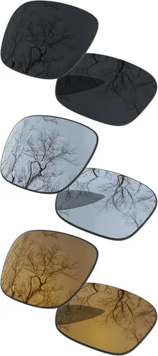 Vista 31 de ToughAsNails Set of 3 Polarized Replacement Lenses for Oakley Fuel Cell OO9096 Pack