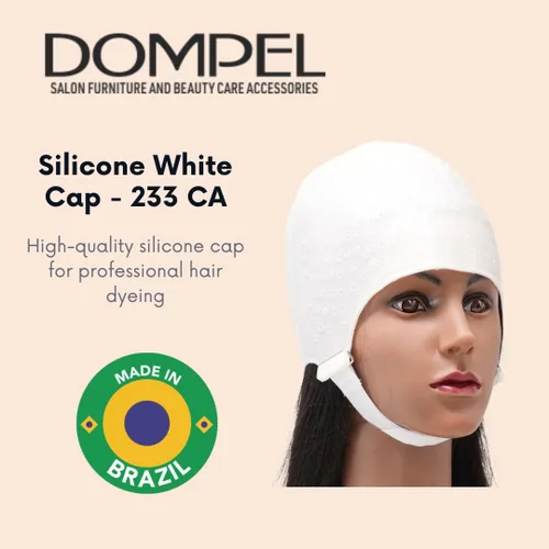 Vista 2 de Gorro de silicona para resaltar el cabello Dompel Gorro de silicona profesional reutilizable Especial para teñir el cabello Modelo 233 CA 1 UND