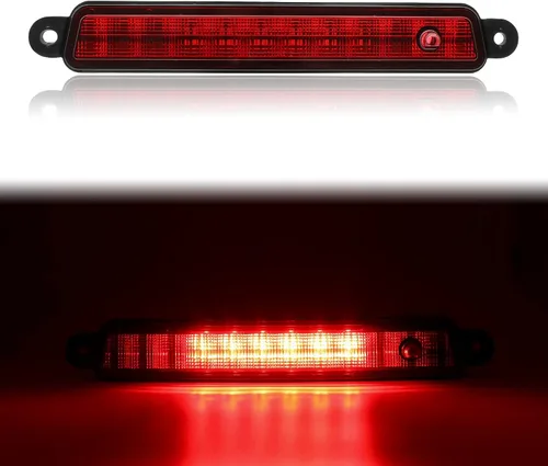 Vista 4 de Tercera luz de freno LED para Armada 04-15, KEWISAUTO luz de freno central roja de montaje alto para Nissan Armada 2005-2015/ Nissan Pathfinder