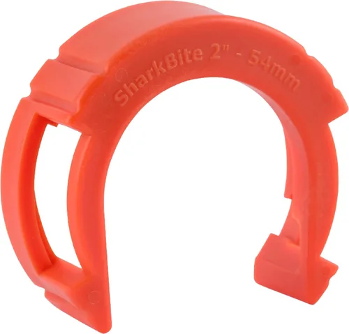 Vista 8 de SharkBite Clip de desconexión de 1-1/2 pulgadas para empujar para conectar accesorios de plomería de latón, UXLDC41