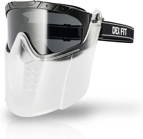 Vista 16 de DEX FIT Gafas de seguridad SG220, protección ocular contra salpicaduras químicas y de laboratorio de visión amplia, antivaho y resistentes a