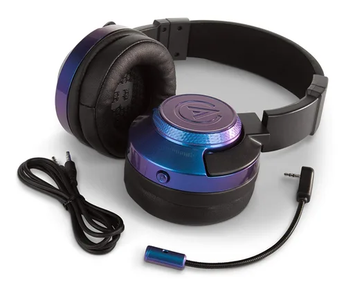 Vista 3 de PowerA Fusion Wired Stereo Gaming Headset with Mic for PlayStation 4, Xbox One, X, Xbox One S, Xbox 360, Nintendo Switch, PC, Mac, VR, Android, and